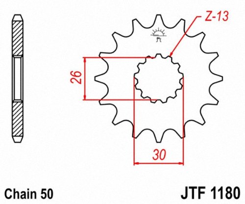 Amazon.com: JT Sprockets JTF1180.19 19T Steel Front Sprocket